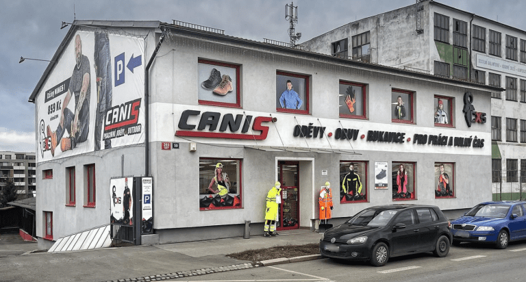 Sedež podjetja Canis v Pragi na Češkem