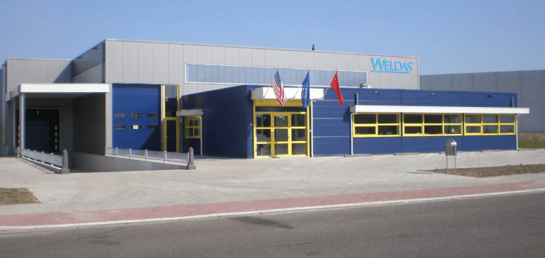 Sedež podjetja Weldas v mestu Bergen op Zoom na Nizozemskem